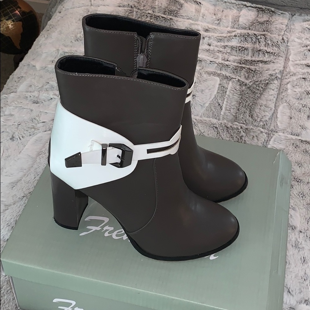 Grey booties
